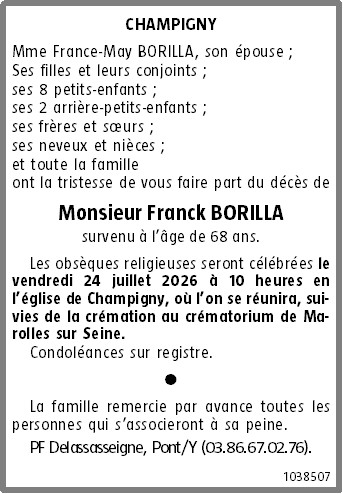 Avis de décès