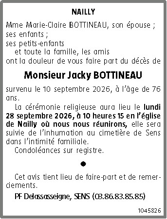 Avis de décès